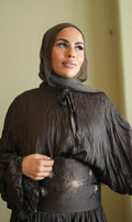 Cocoa Satin Blouse