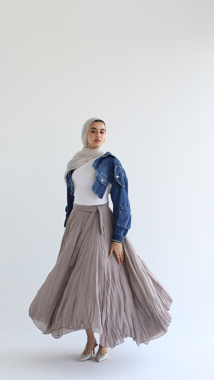 Whisper Skirt in Beige