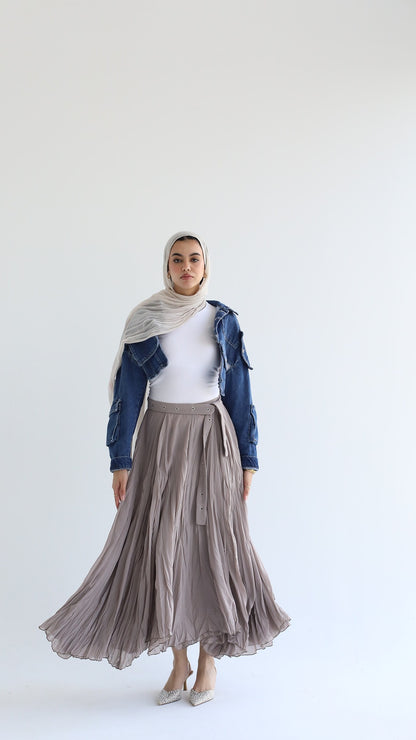 Whisper Skirt in Beige