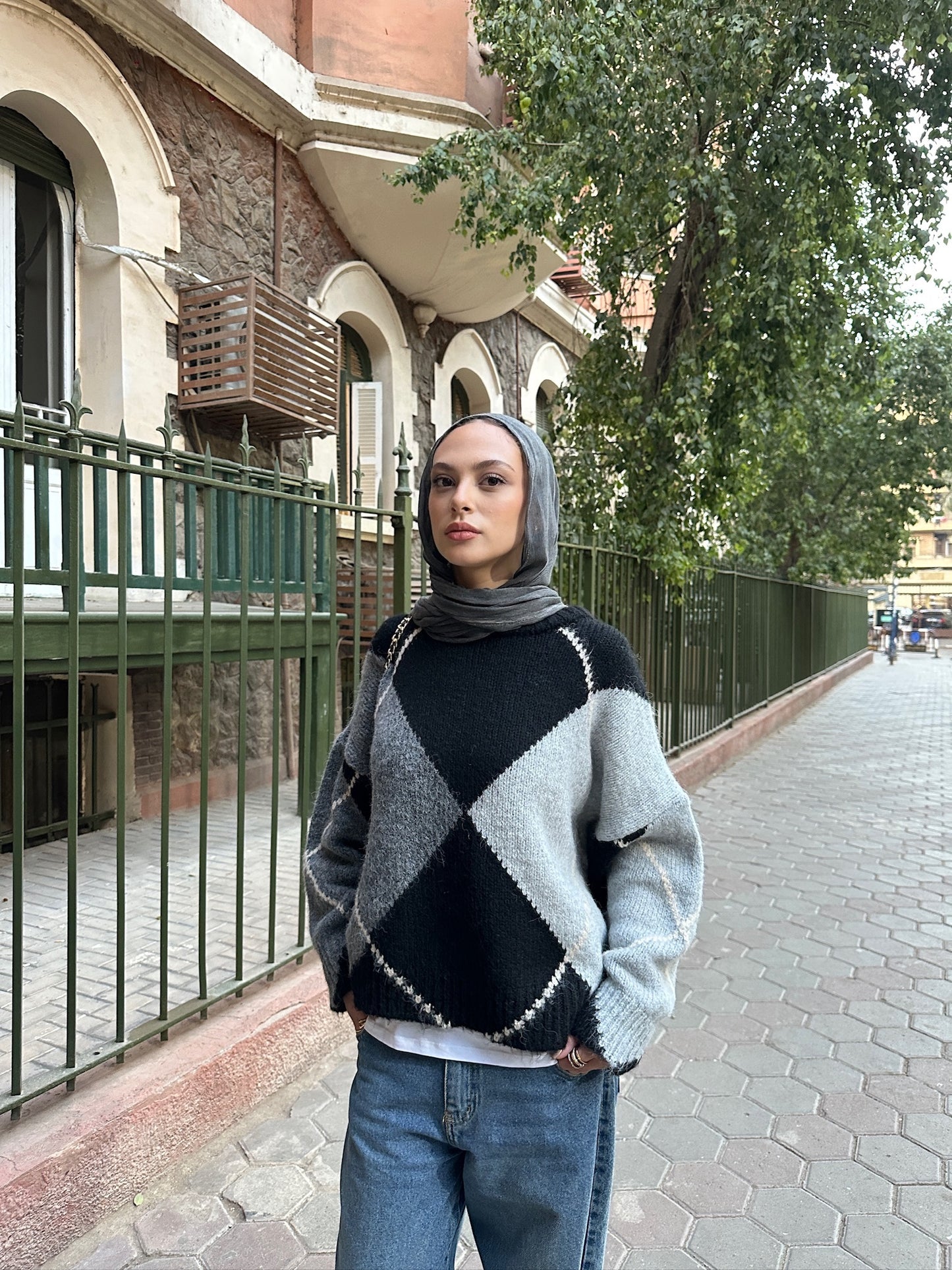 Diamond Knit Jumper 01