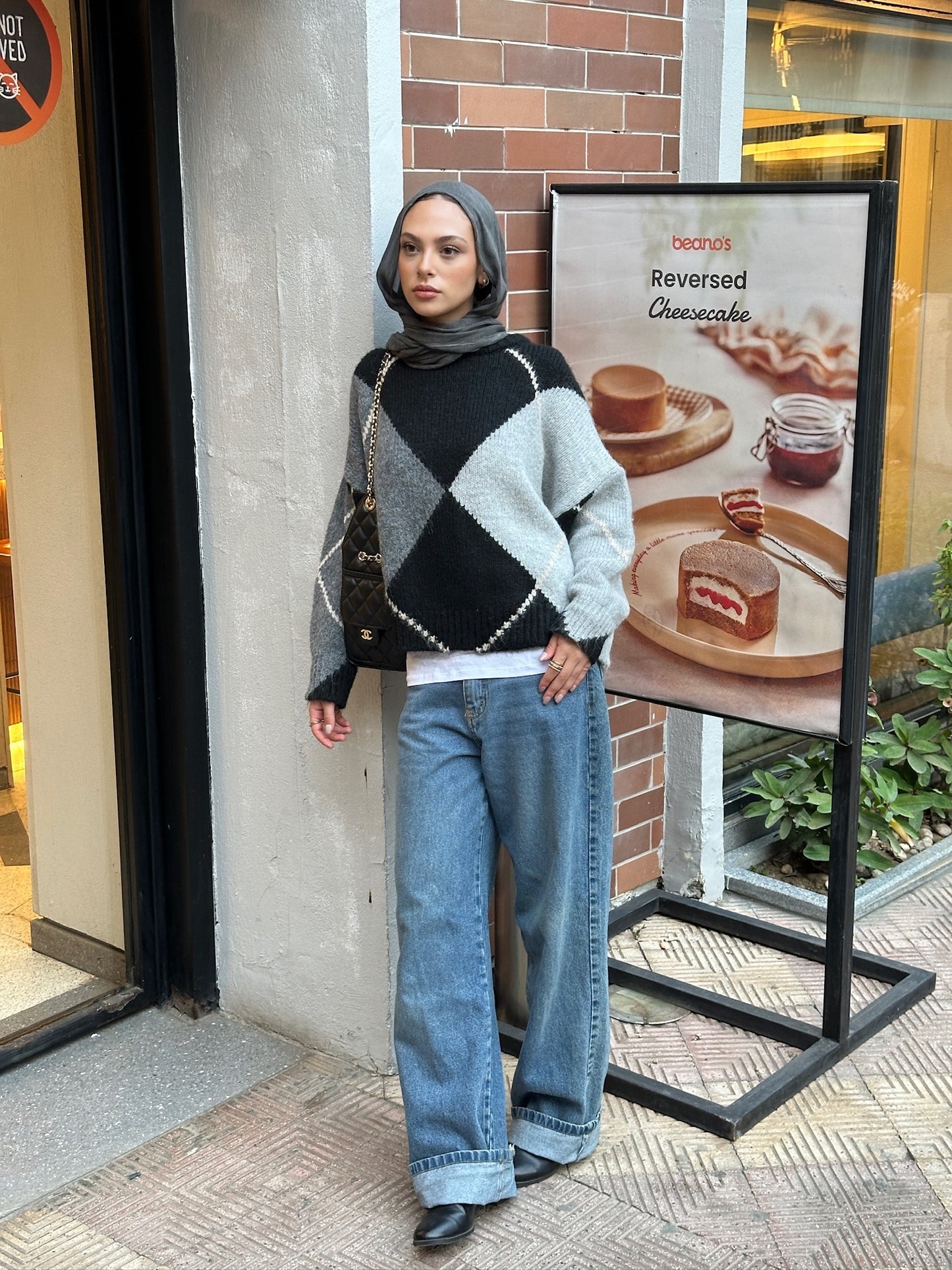 Diamond Knit Jumper 01