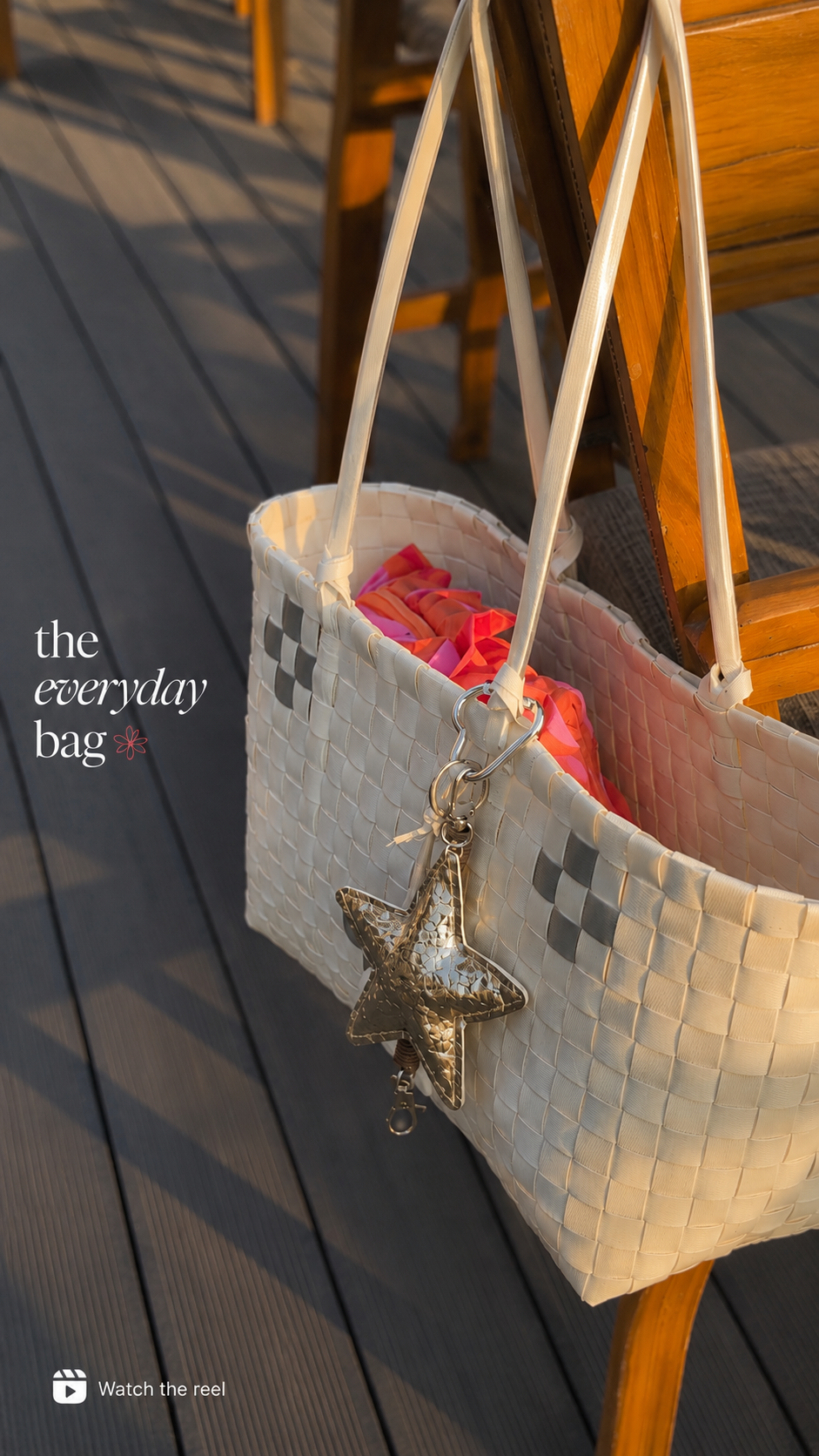 Woven Bag in White