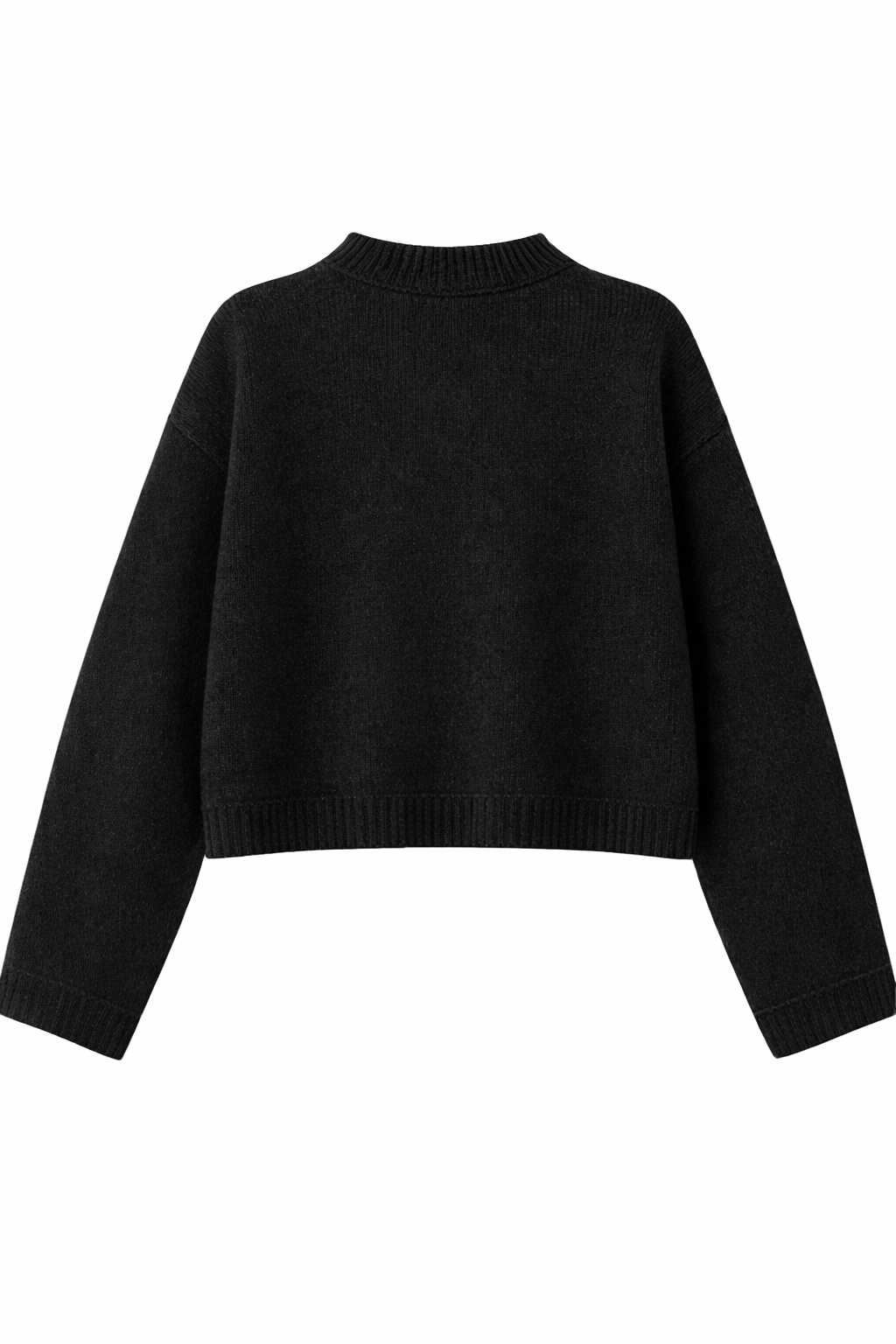 Black Knit Pullover
