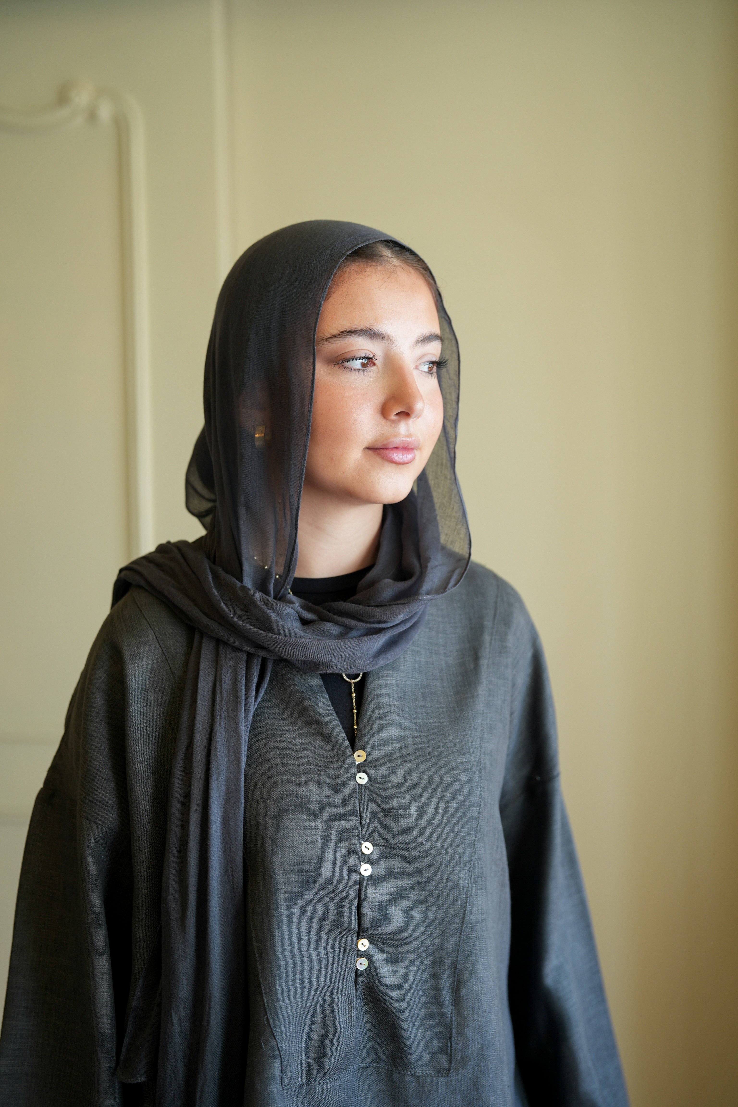 Stone Pure Linen Blouse