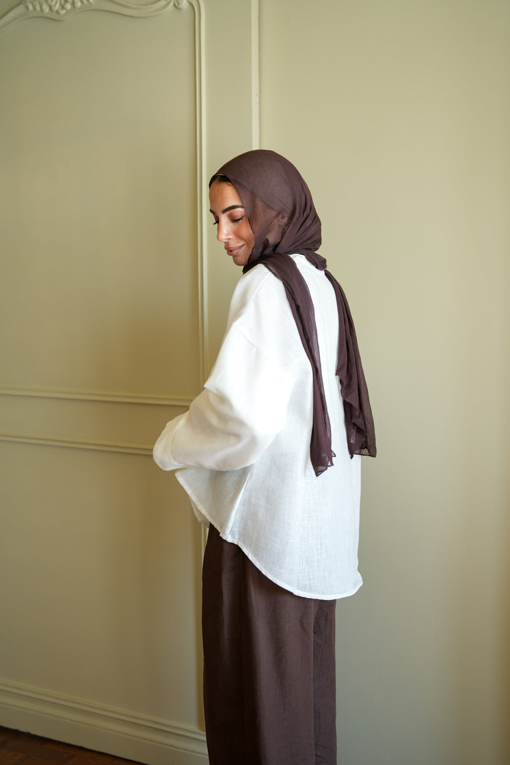 White Pure Linen Blouse