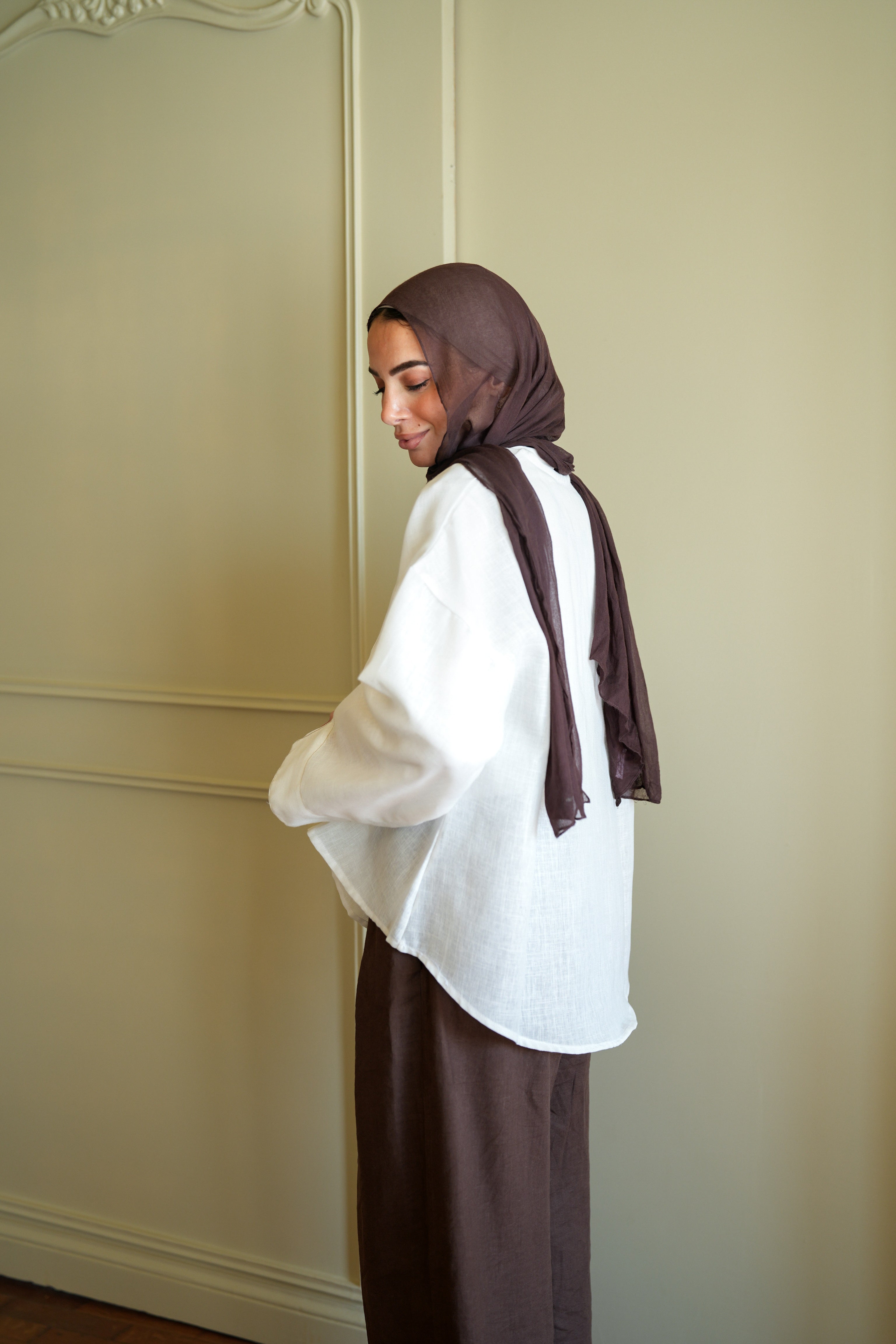 White Pure Linen Blouse