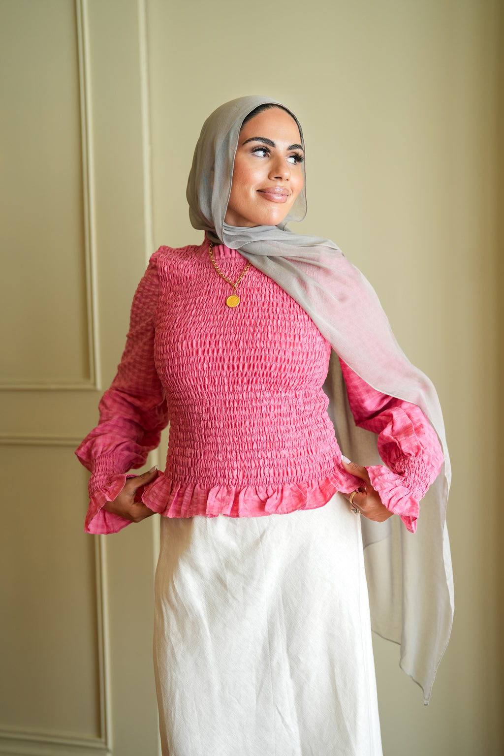 Smokey Pink Top