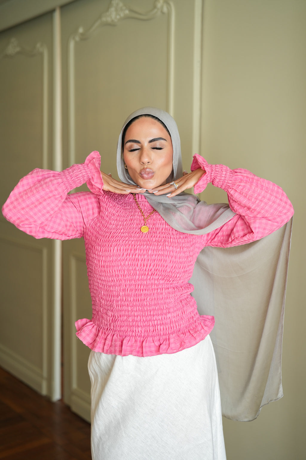 Smokey Pink Top