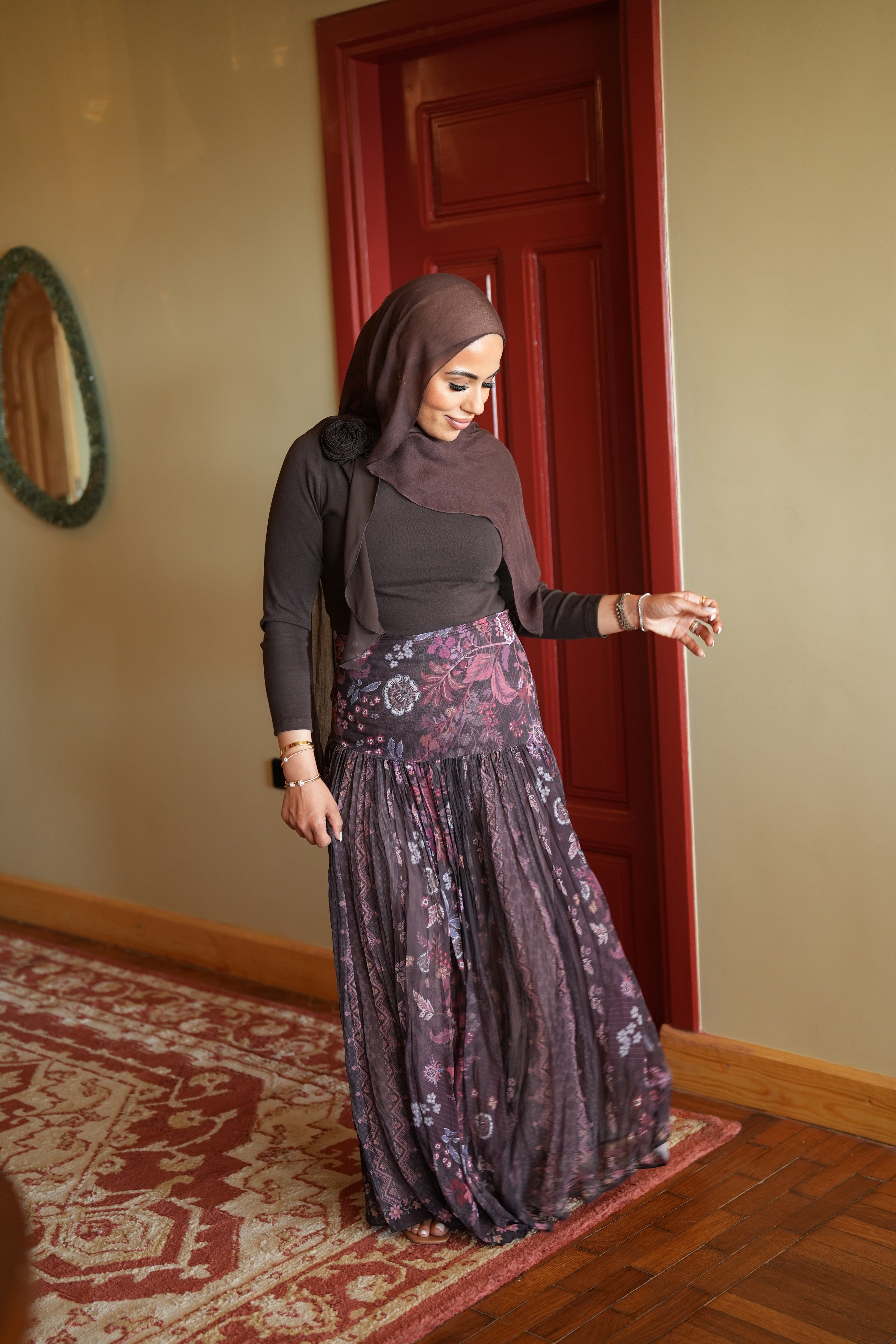 Choco Flory Skirt