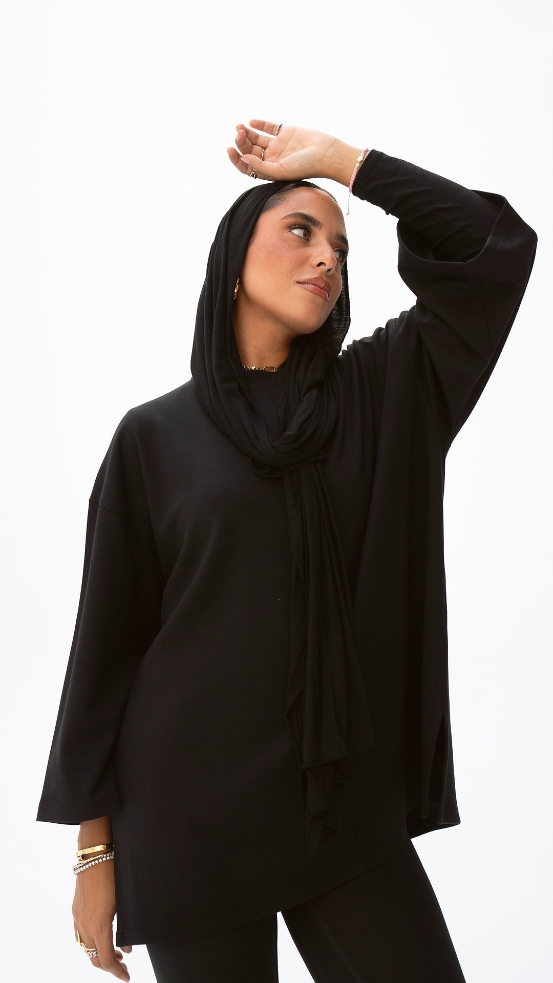 The Everyday Flow Top in Black