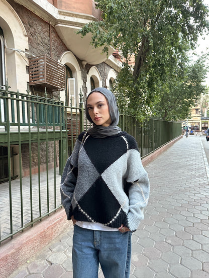 Diamond Knit Jumper 01