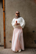 Pink Poplin Skirt