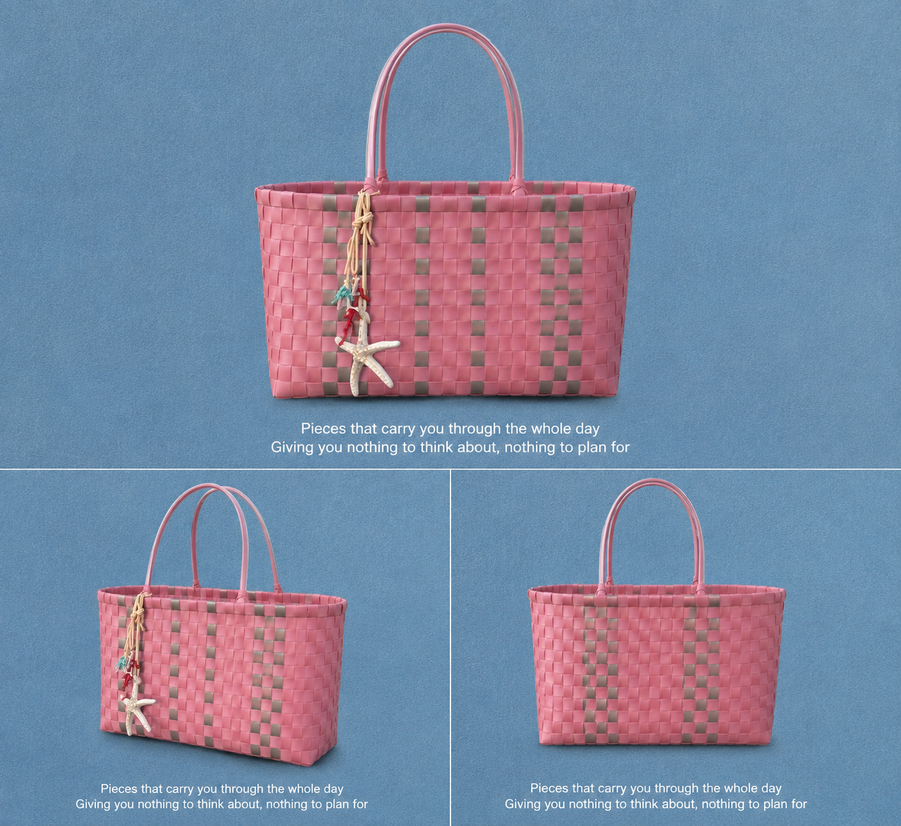 Woven Bag in Pink