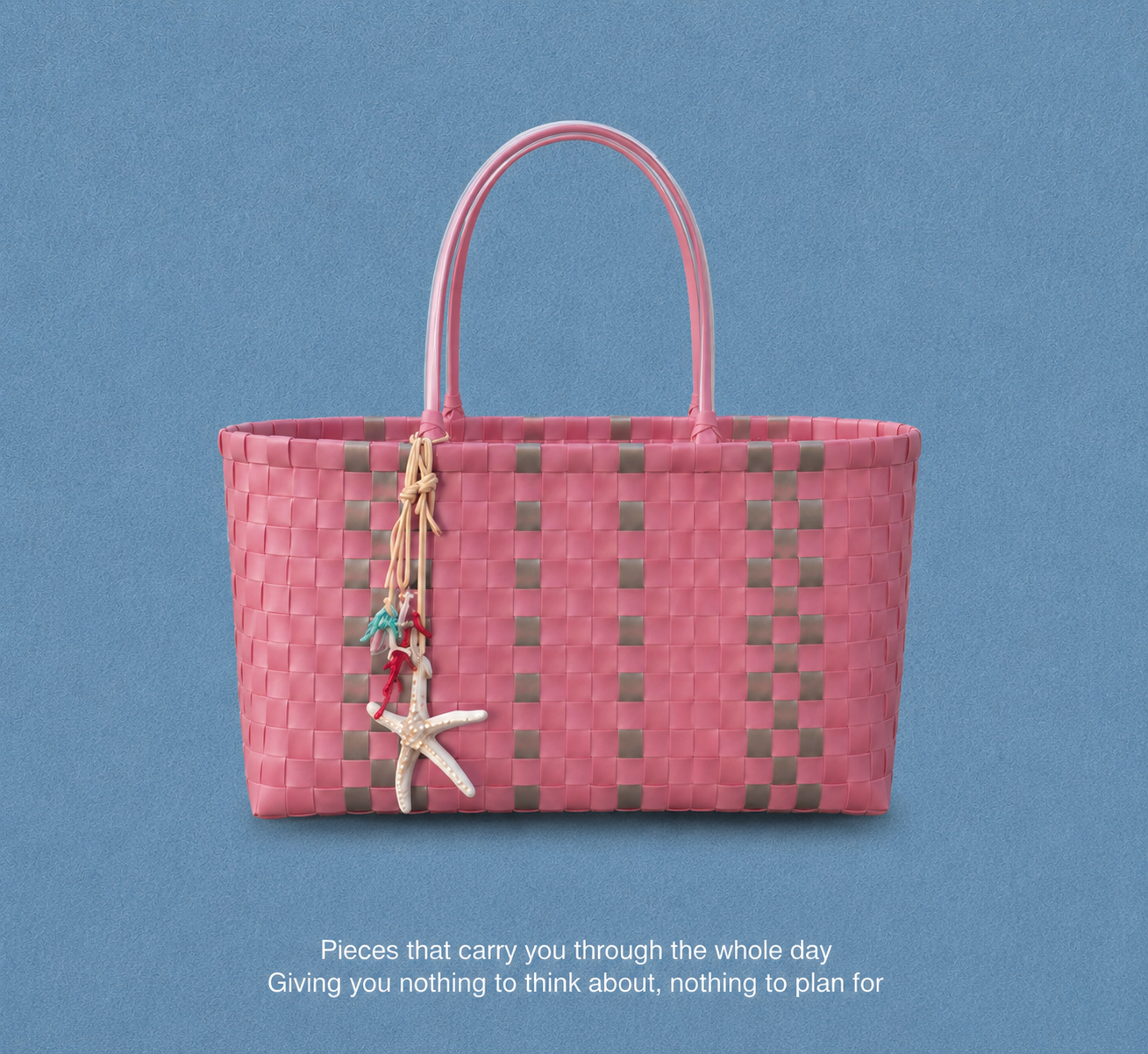 Woven Bag in Pink