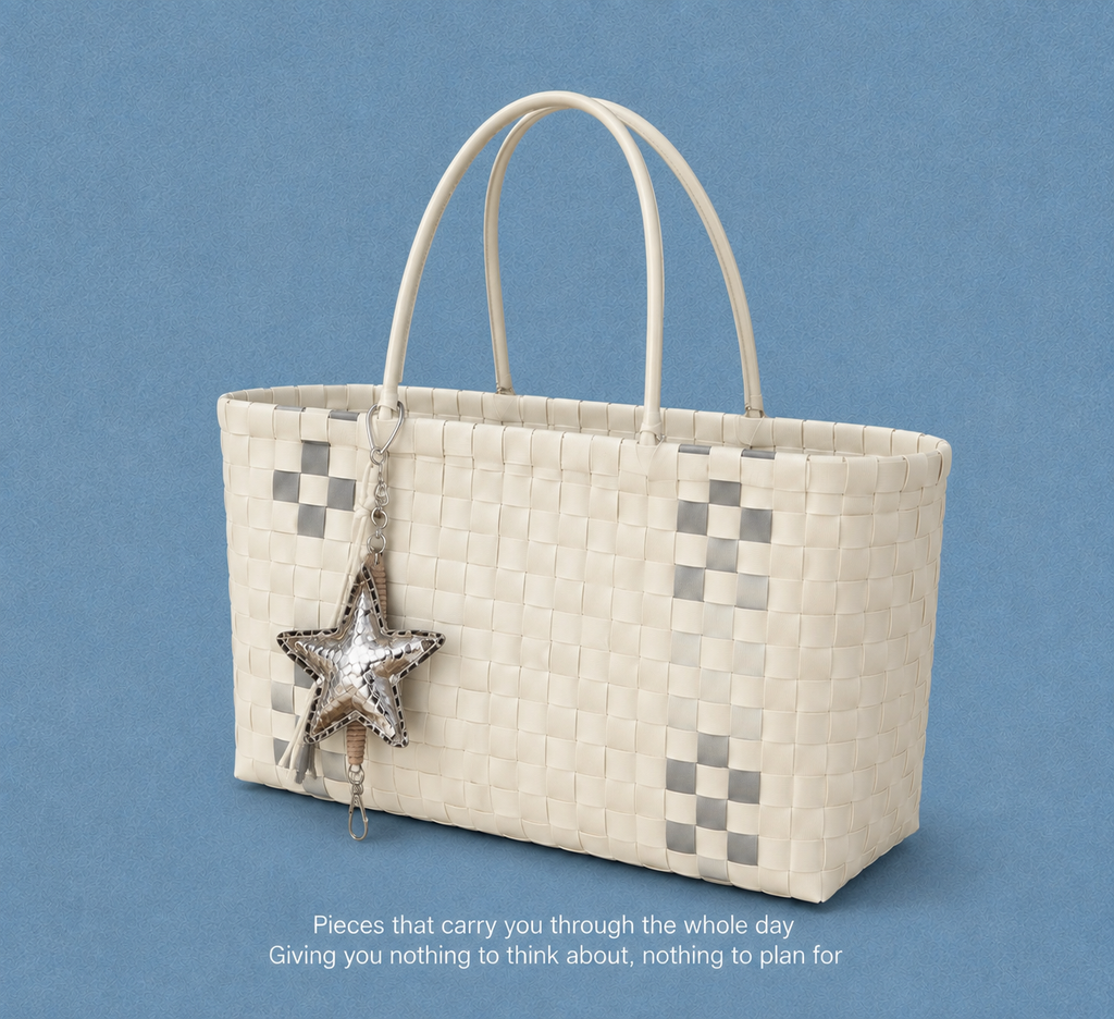 Woven Bag in White