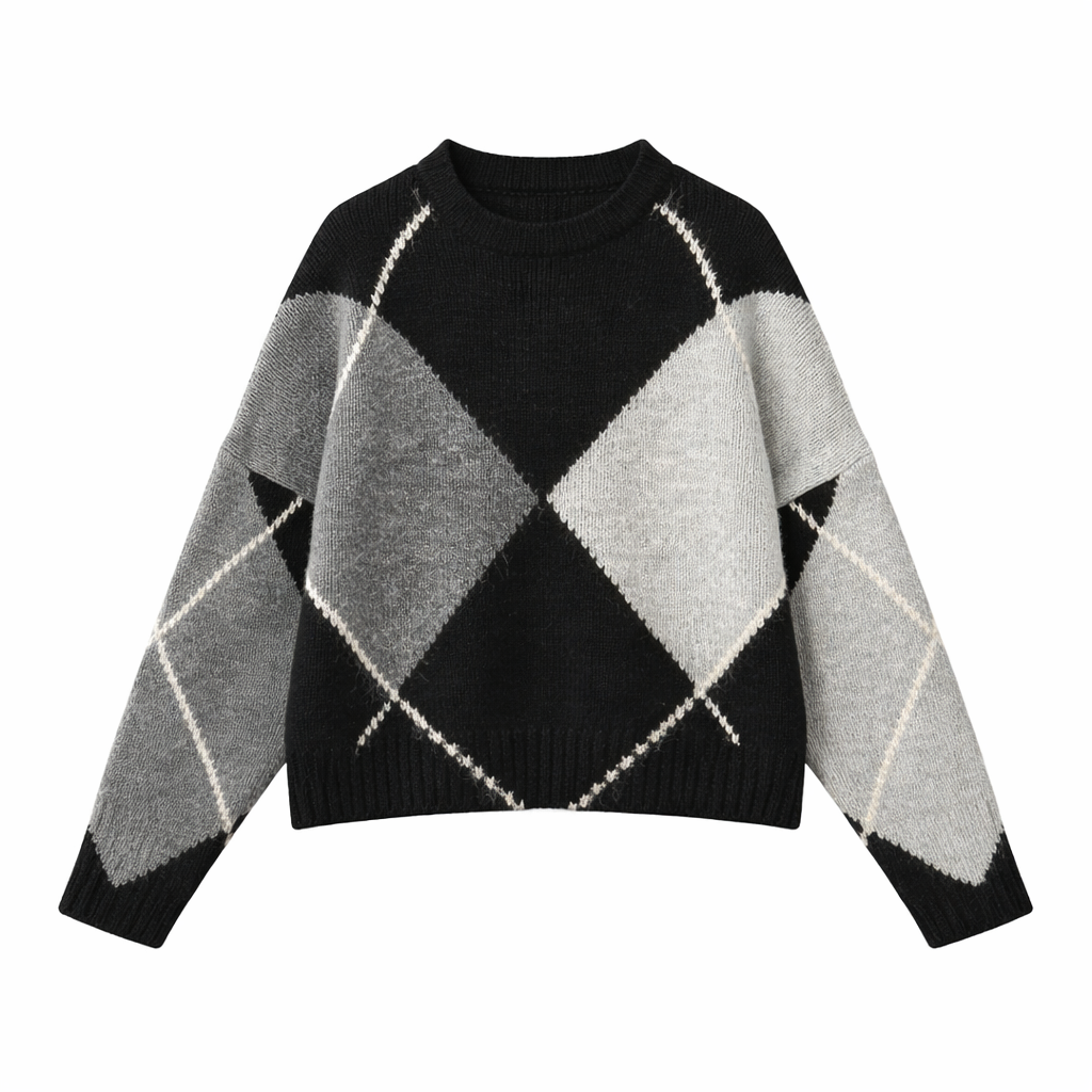 Diamond Knit Jumper 01