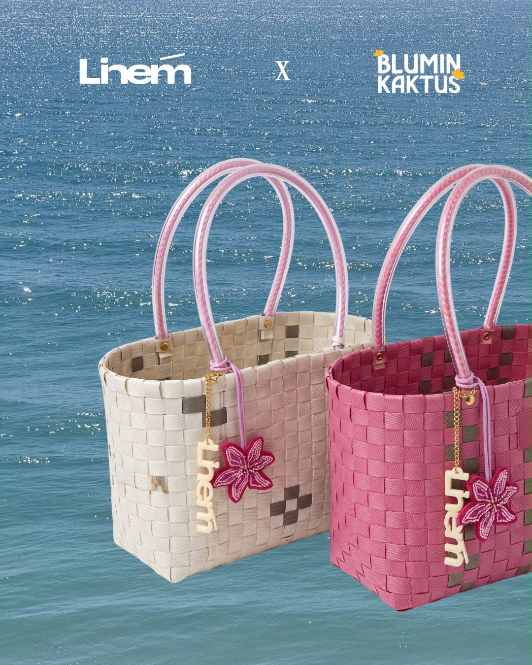 Woven Bag in Pink