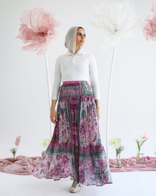 Boho Skirt in Pink