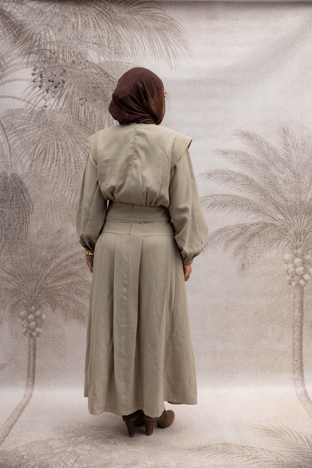 Sand Muse Structured Dress