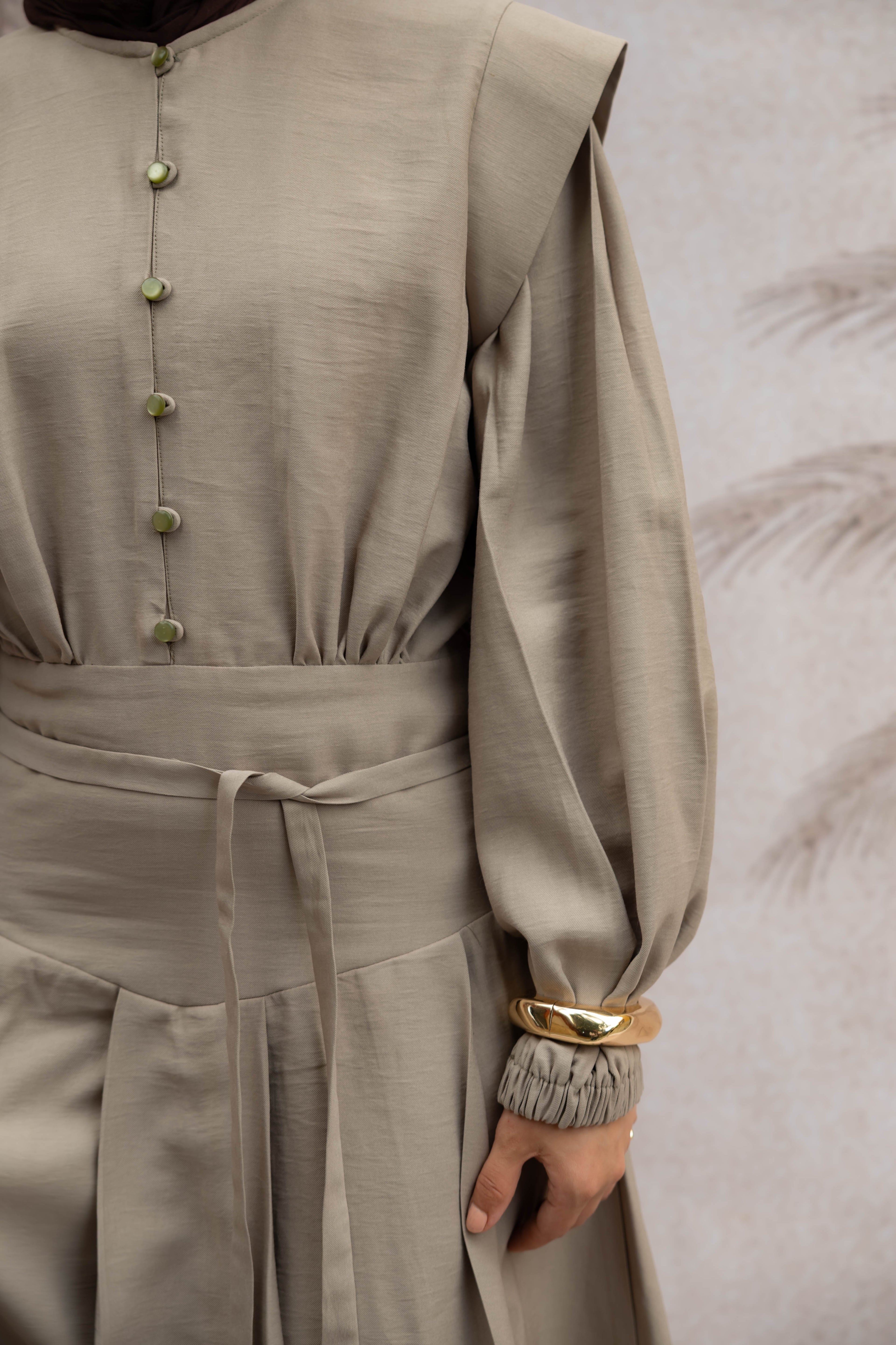 Sand Muse Structured Dress