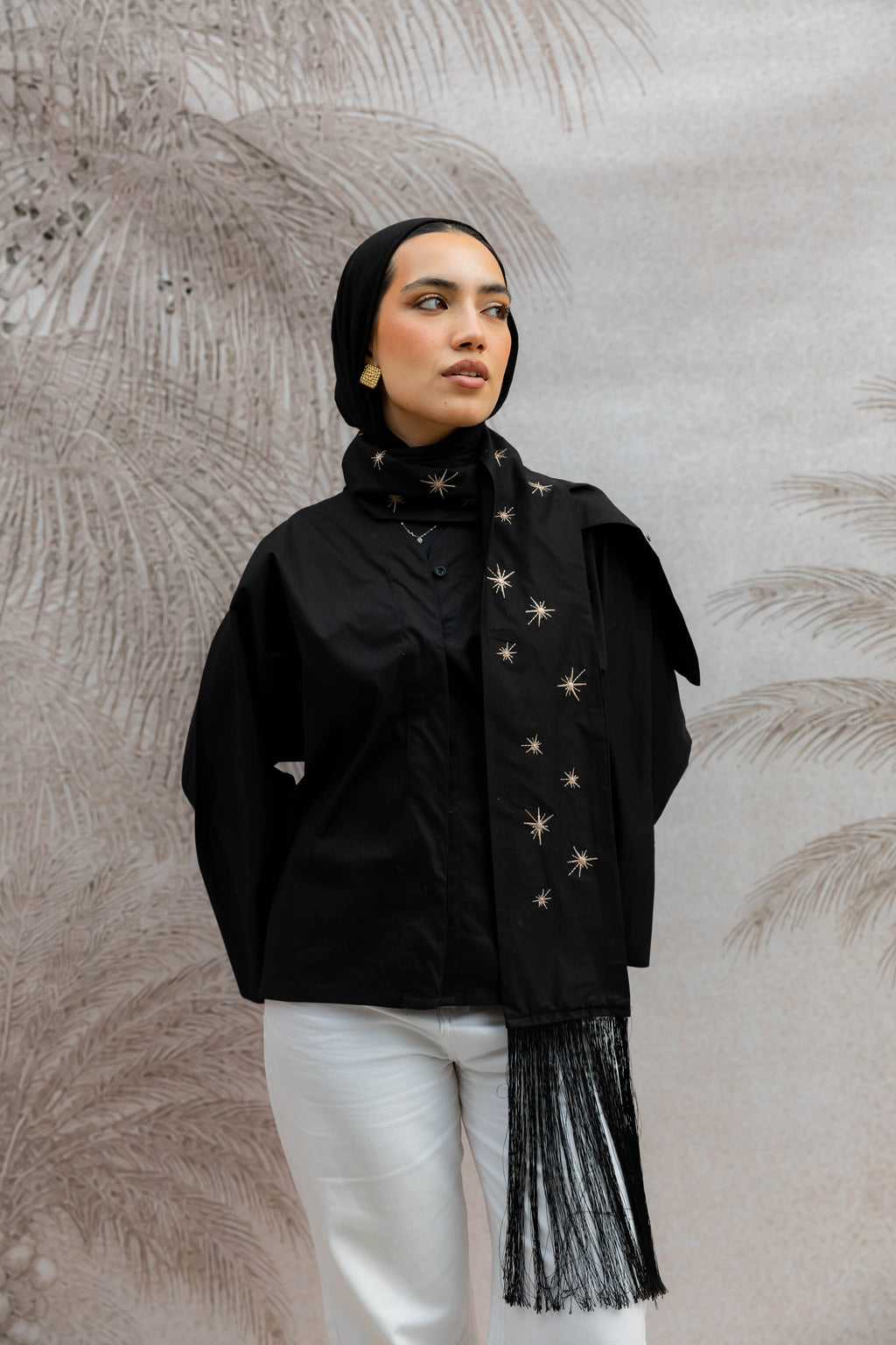 Moonlight Scarf Shirt