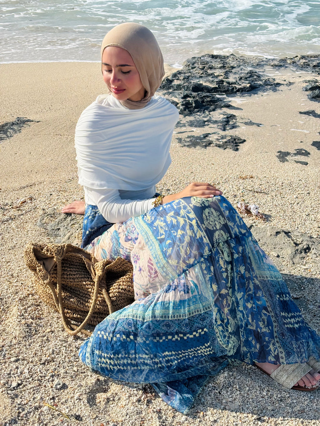 Boho Skirt in Blue