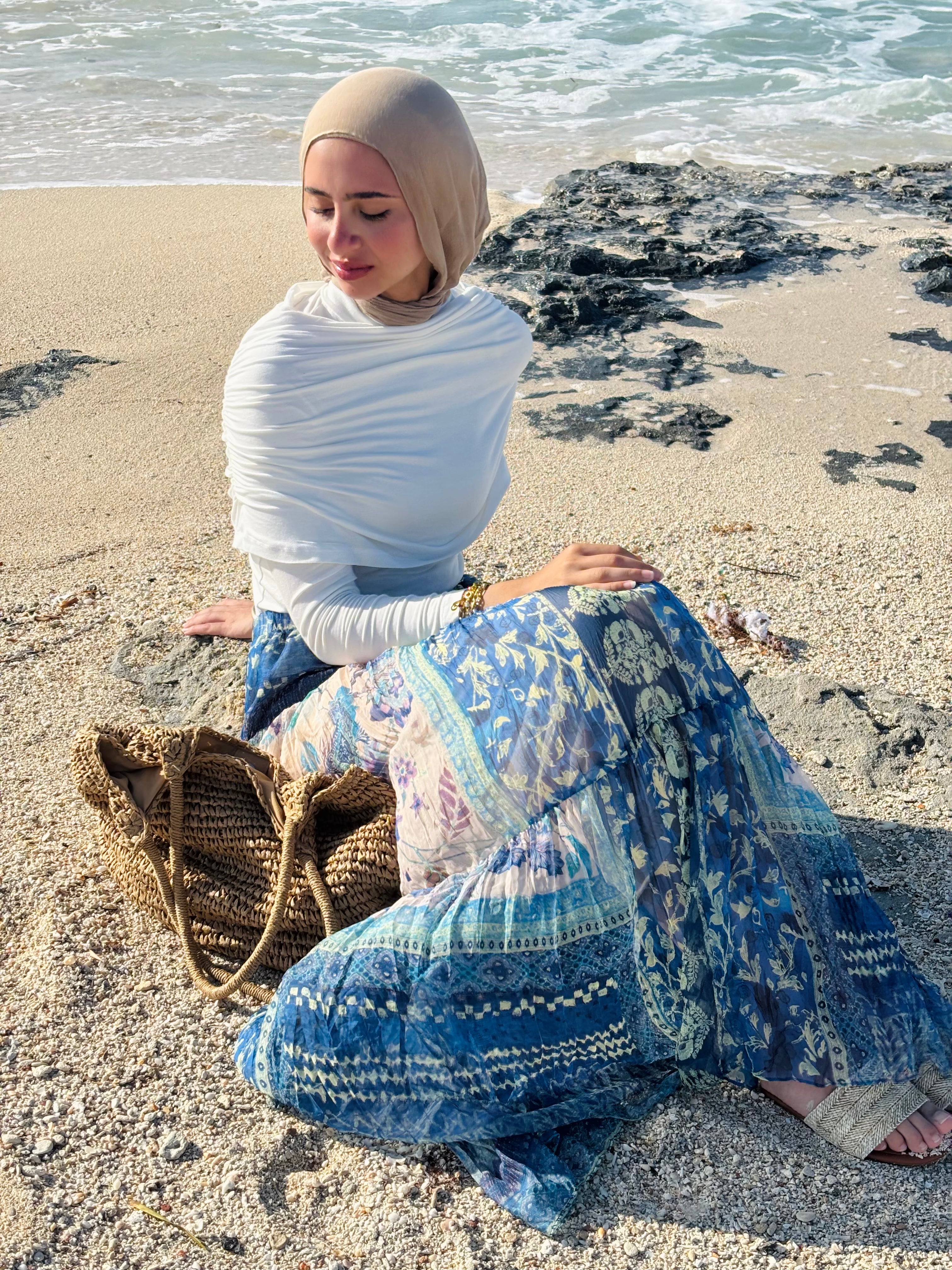 Boho Skirt in Blue
