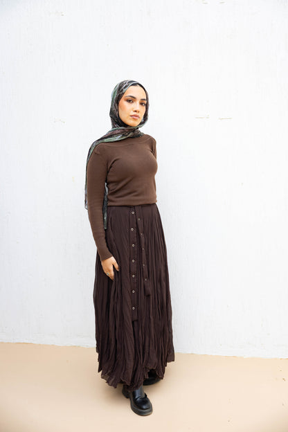 Chocolate Whisper Skirt