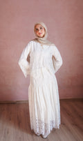 White Jacquard Skirt