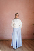 Asymmetrical Skirt in Blue
