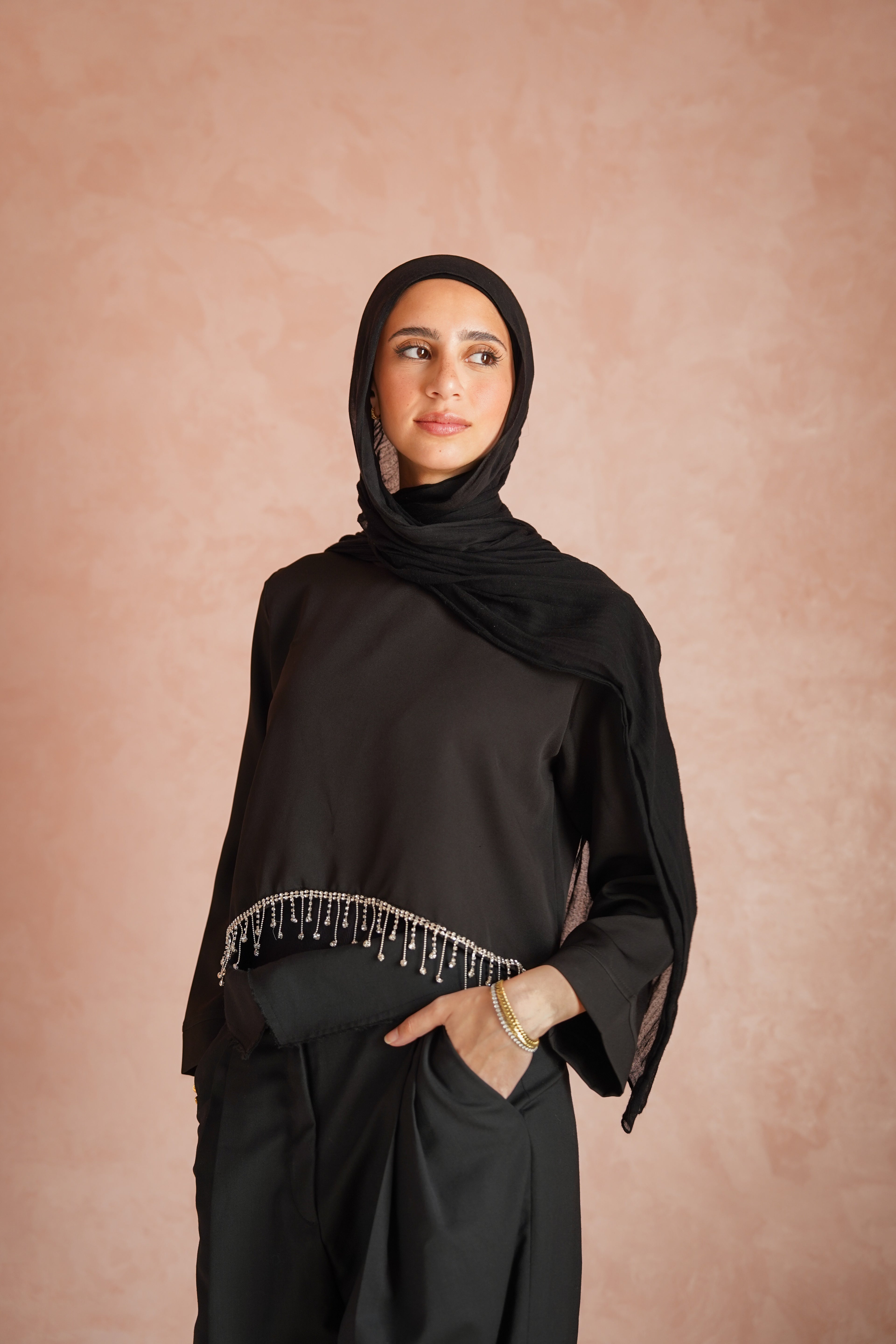Bling Bling Top in Black