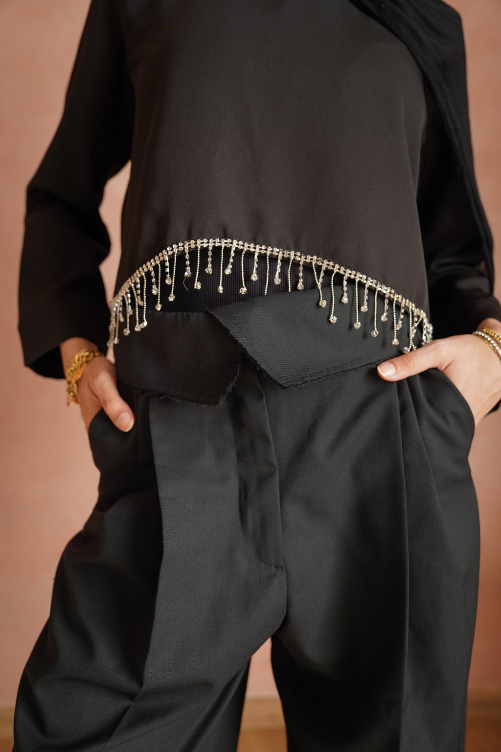 Bling Bling Top in Black