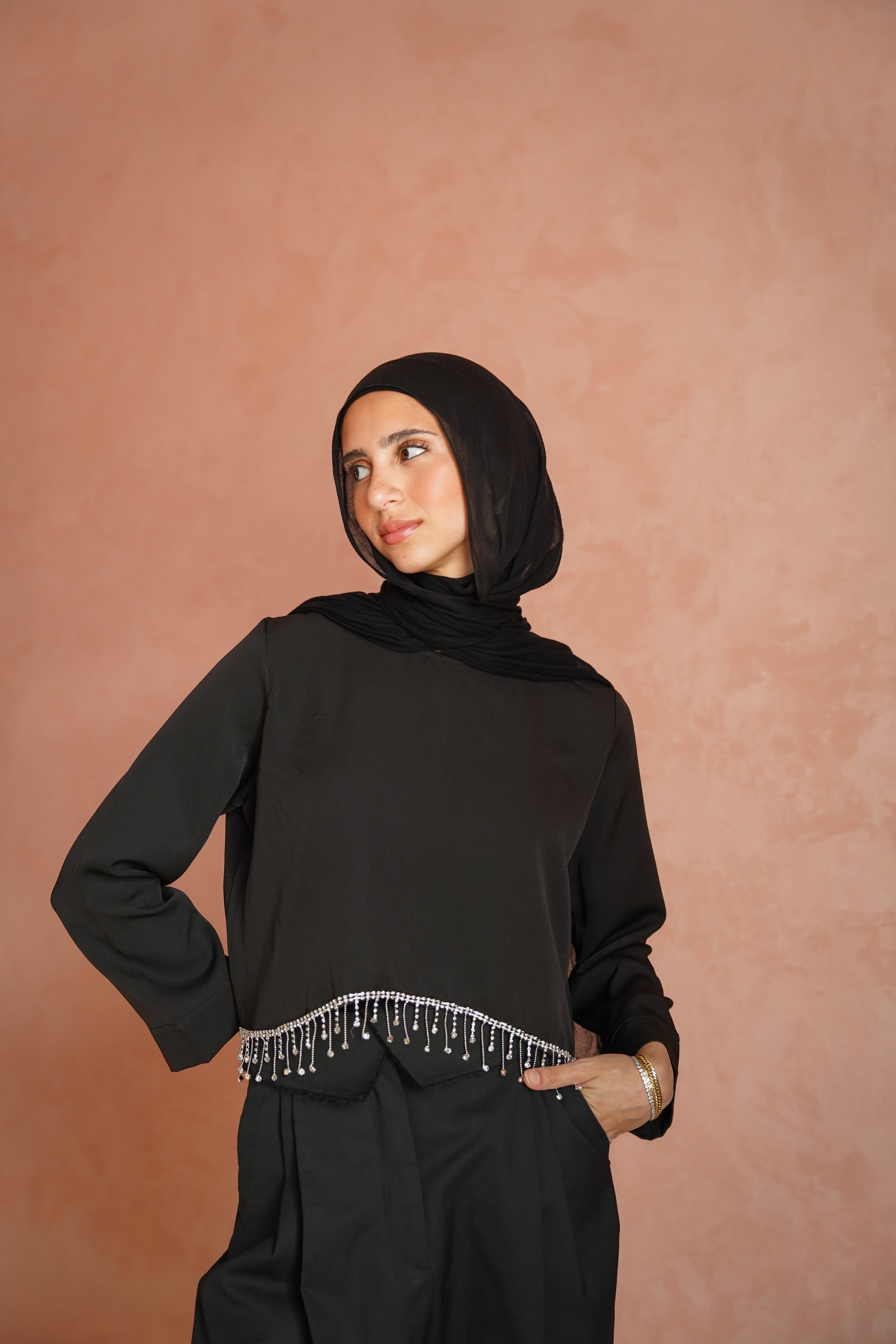 Bling Bling Top in Black