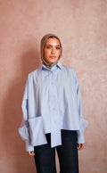 Upside Pocket Chemise in Blue