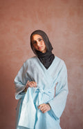 Wrapped Top in Blue