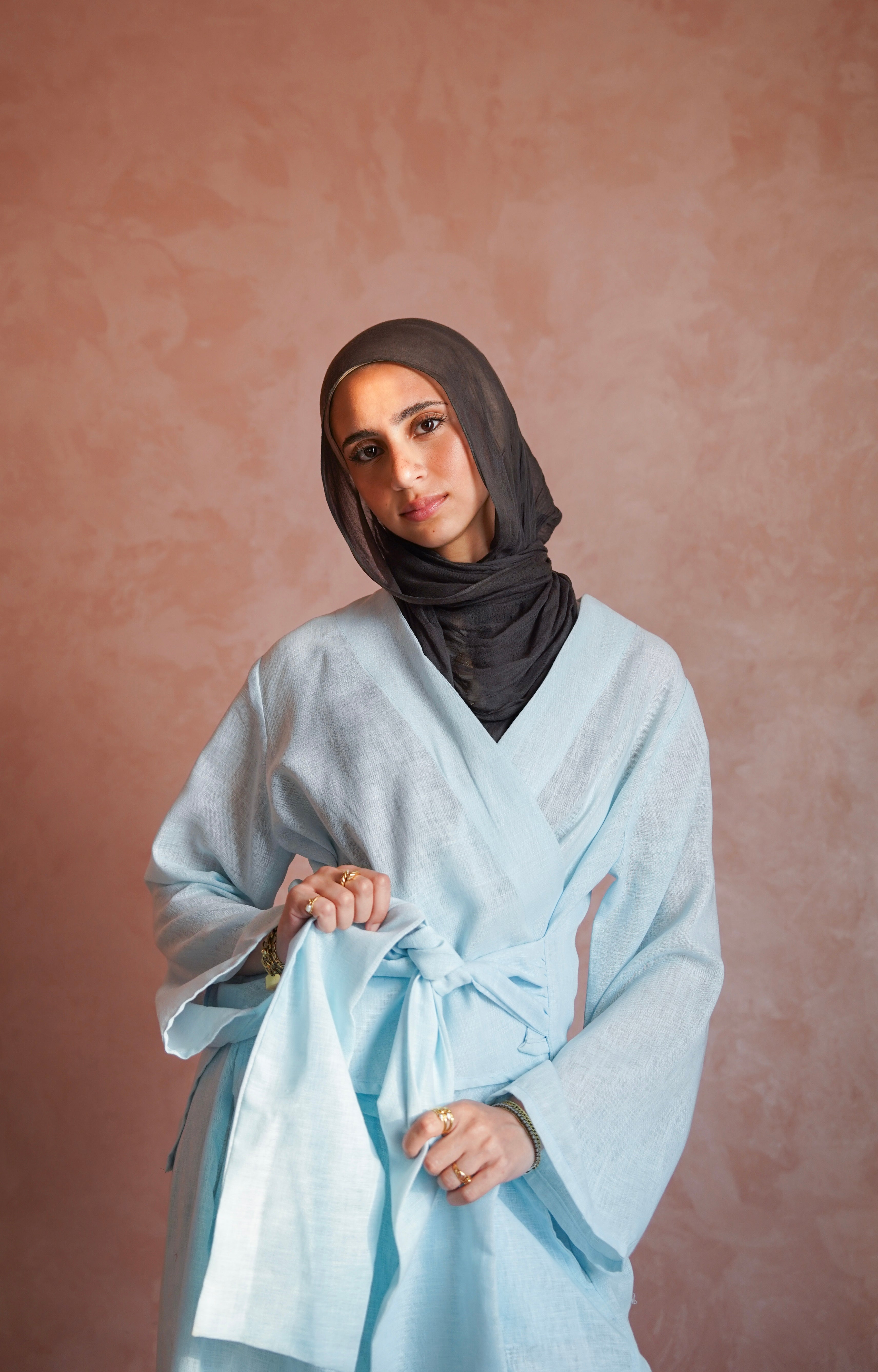 Wrapped Top in Blue