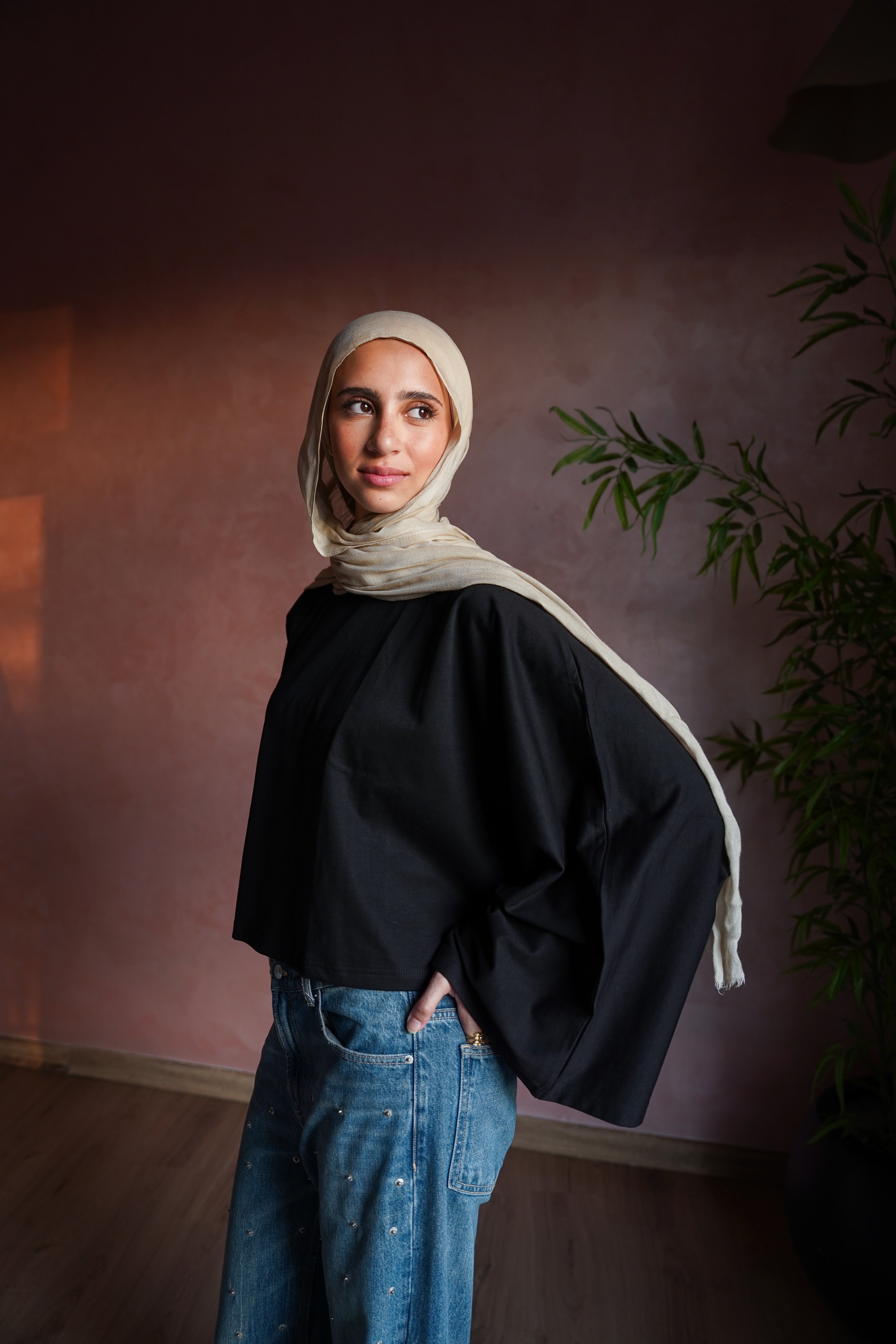 Everyday Cotton Shirt in Black