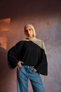 Everyday Cotton Shirt in Black