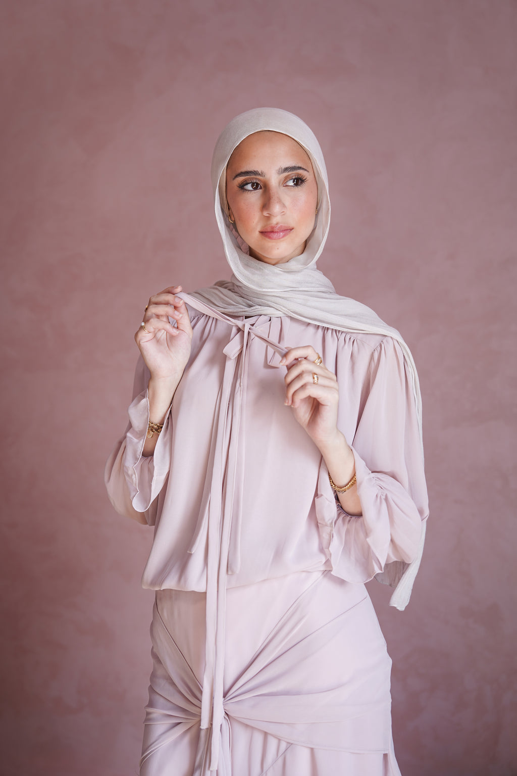Chiffon Top in Pink